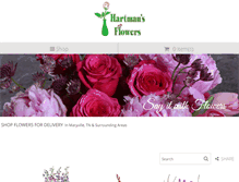 Tablet Screenshot of hartmansflowers.com